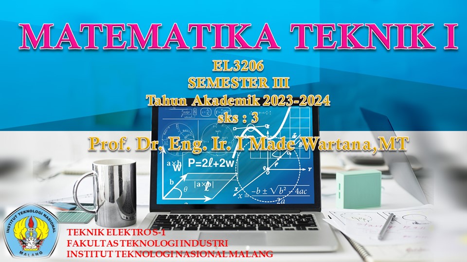 Ganjil 2023/2024 Matematika Teknik I