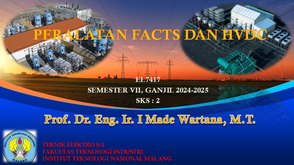 Ganjil-2024_Peralatan FACTS dan HVDC