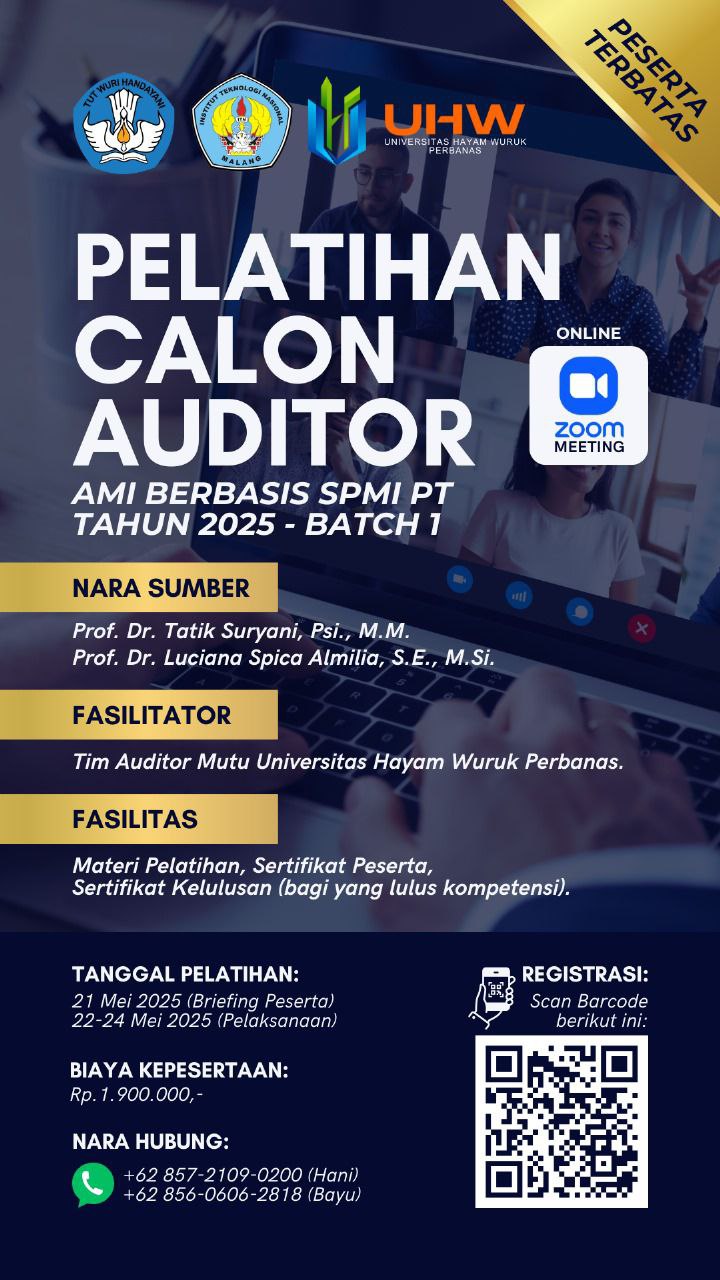 PELATIHAN AUDITOR AMI Batch 1