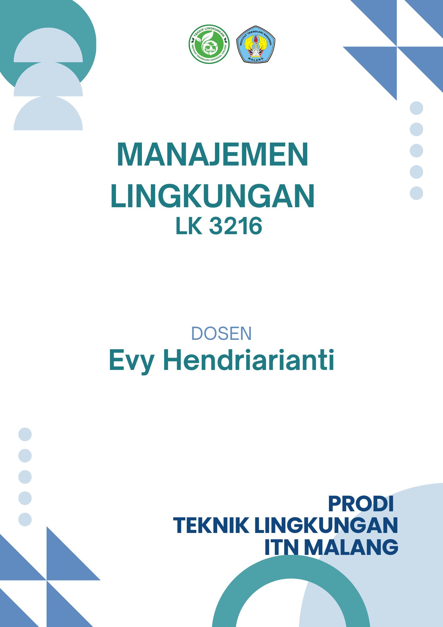 SEMESTER GANJIL 25-26 MANAJEMEN LINGKUNGAN
