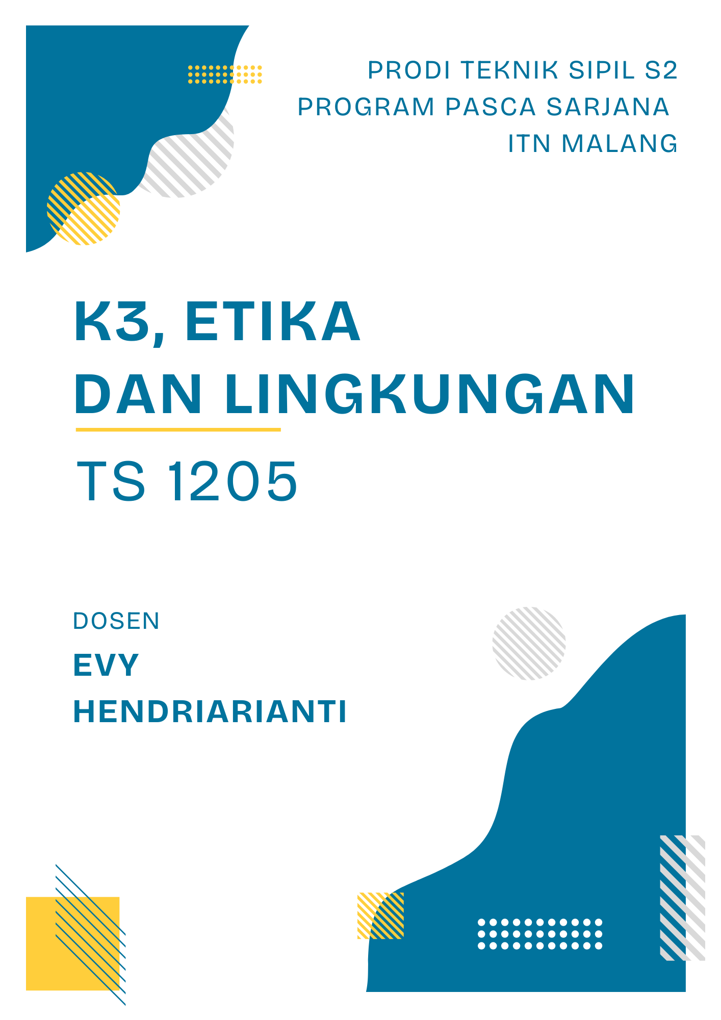 SEMESTER GANJIL 25-26 K3 ETIKA DAN LINGKUNGAN